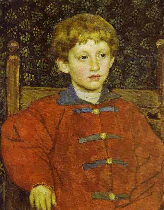 Portrait Of Vladimir Vasnetsov, The Artist's Son — Victor Vasnetsov