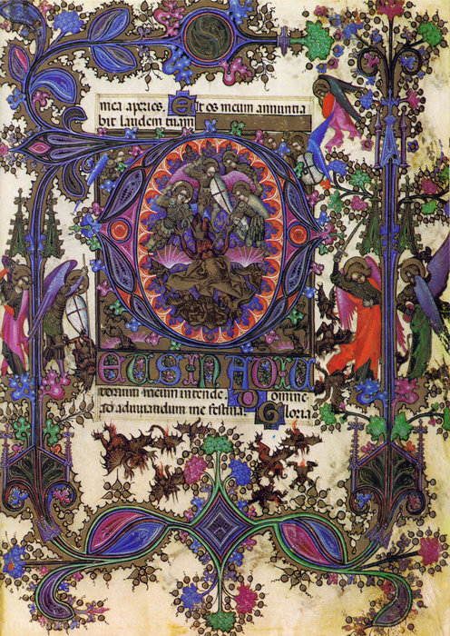 Celestial Court And Fall Of The Rebel Angels — Giovannino De' Grassi