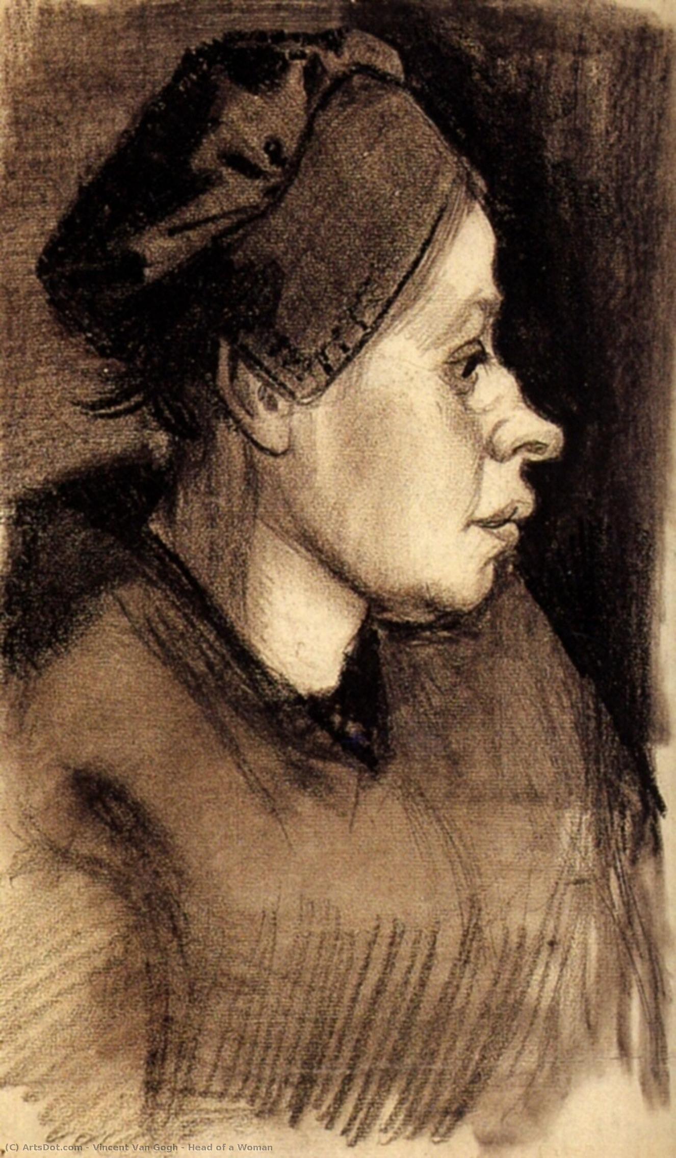 Head Of A Woman — Vincent Van Gog