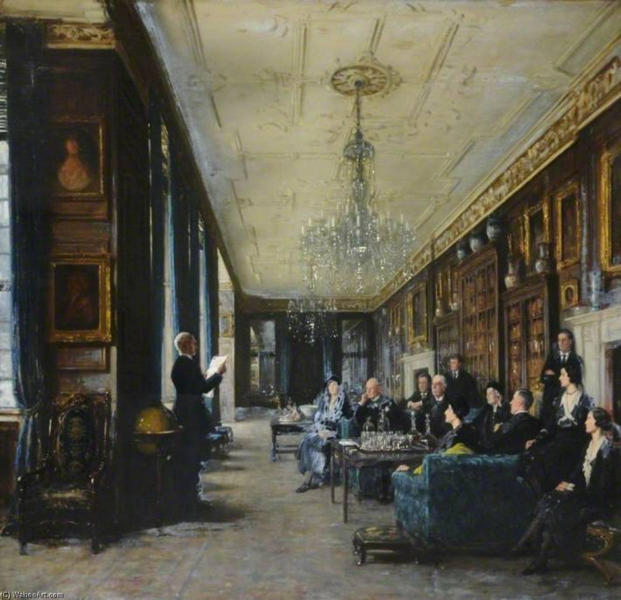 Reading The Will — Frederick William Elwell