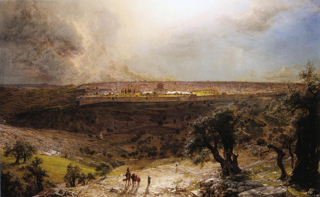 Jerusalem From The Mount Of Olives — Frederic Edwin Church