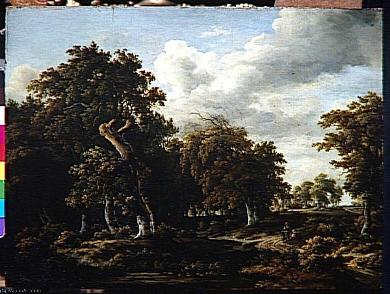 La Foret De Chenes — Meindert Hobbema