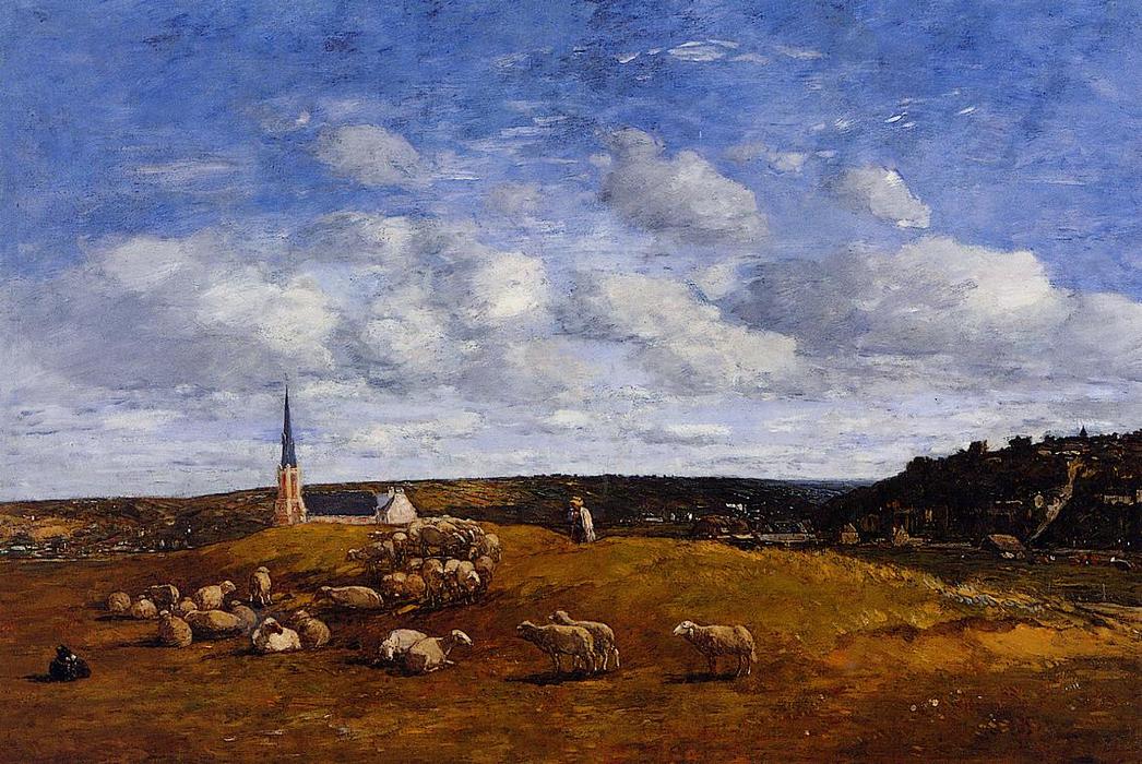 Landscape Near Deauville — Eugène Louis Boudin