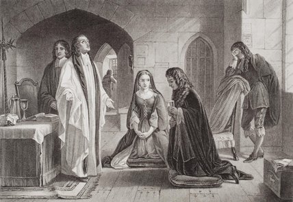 Lord William Russell Receiving The Sacrament Prior — Alexander Johnston