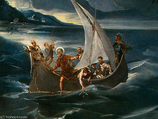 Christ At The Sea Of Galilee, C. Det(1 (1580) — Tintoretto (jacopo Comin)