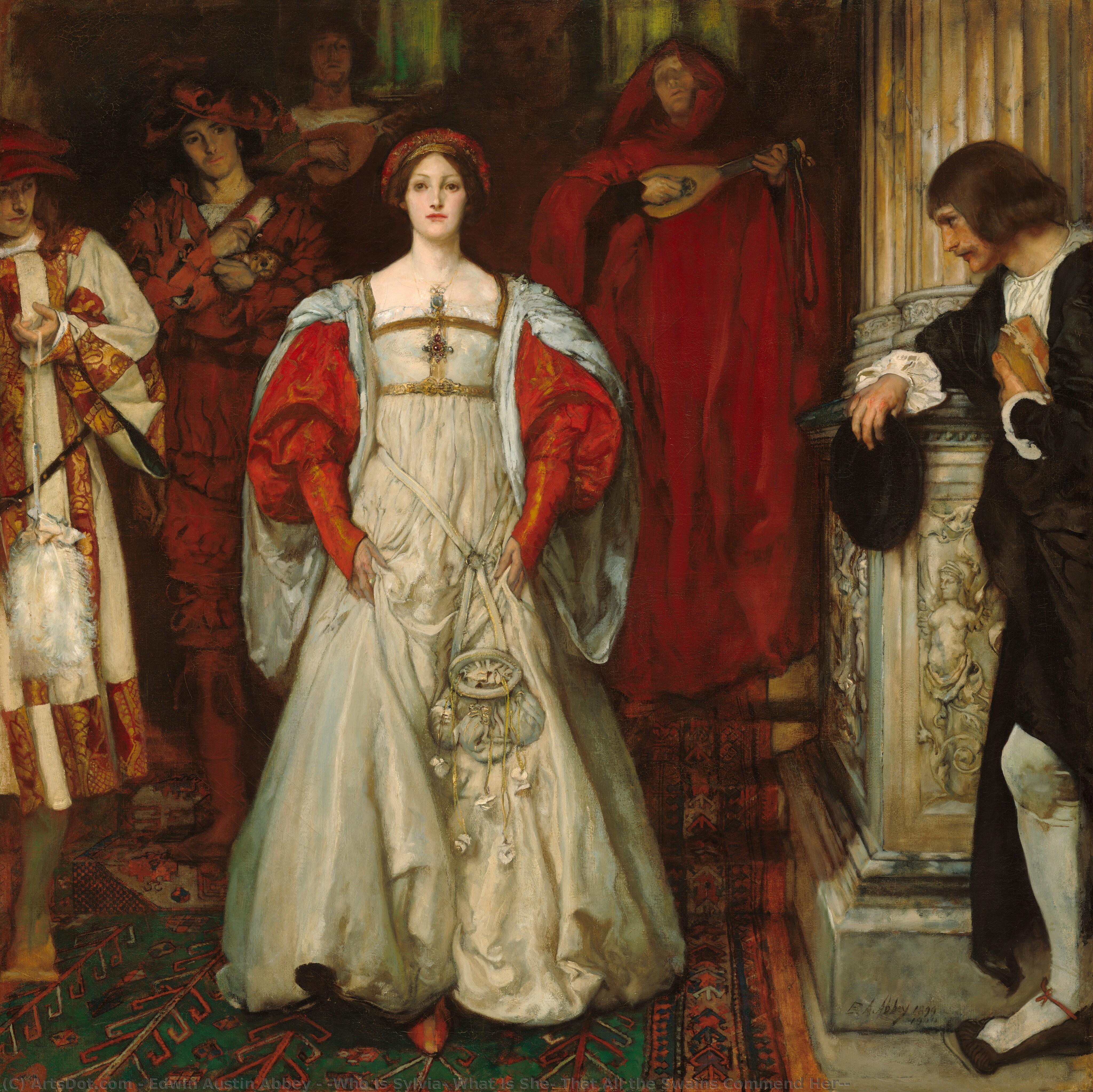 Wer Ist Sylvia? Was Ist Sie, Dass Alle Verehrer Sie Preisen? — Edwin Austin Abbey