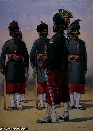 Soldiers Of The 127th Queen Mary's Own Baluch — Alfred Crowdy Lovett