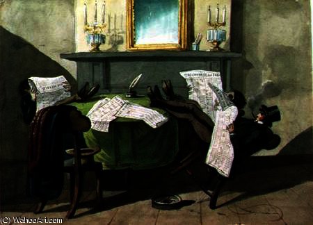 Astor House Reading Room — Nicolino Calyo