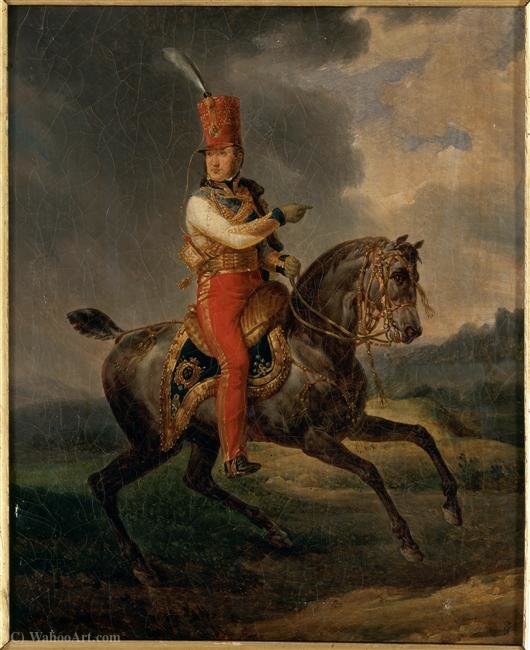 Louis-philippe I, Duke Of Orleans Then In The Uniform Of Colonel-general Of Hussars (1773 - (1850).) — Antoine Charles Horace Vernet Aka Carle Vernet