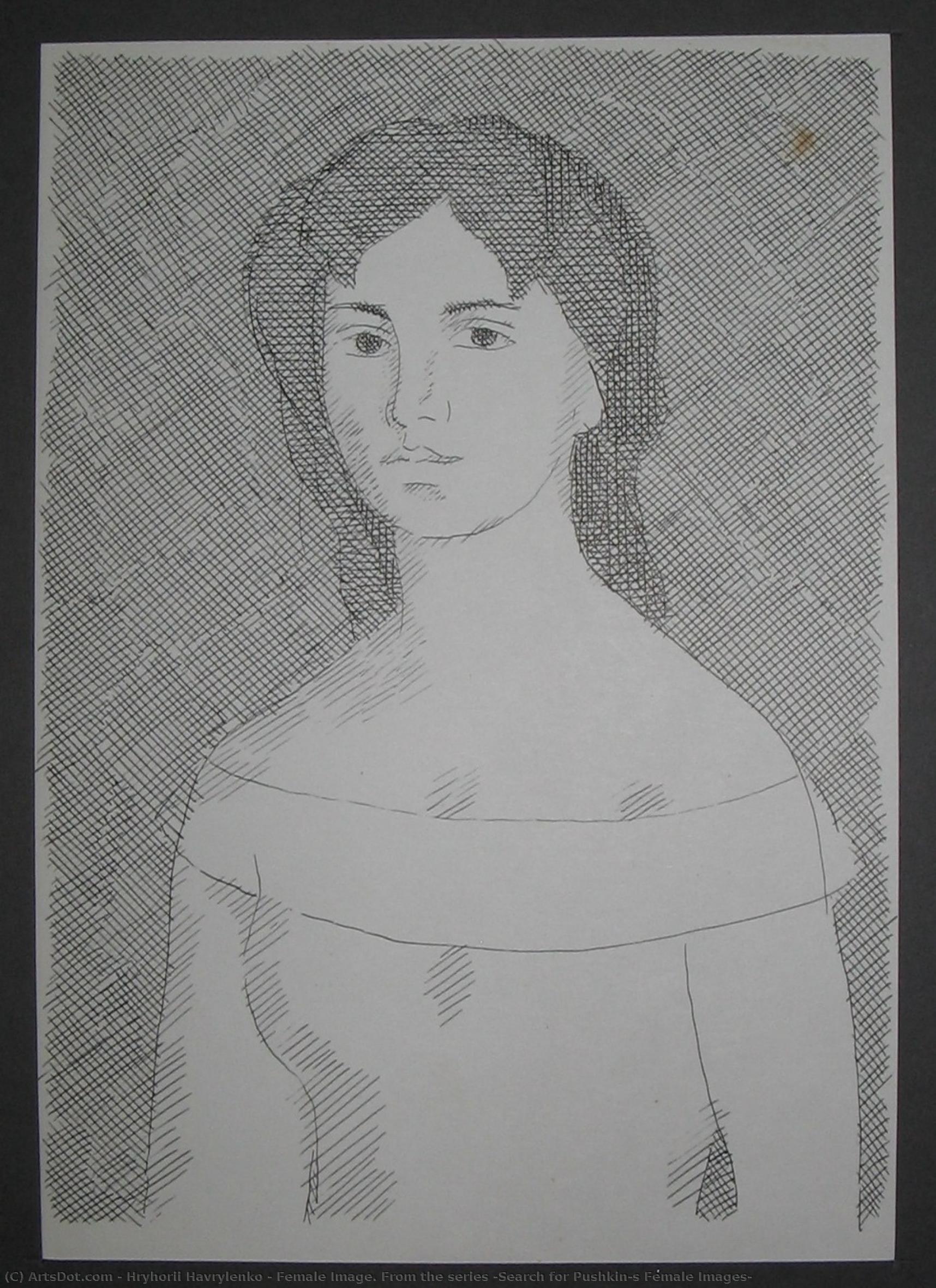 Female Image. From The Series 'search For Pushkin's Female Images' — Hryhorii Havrylenko