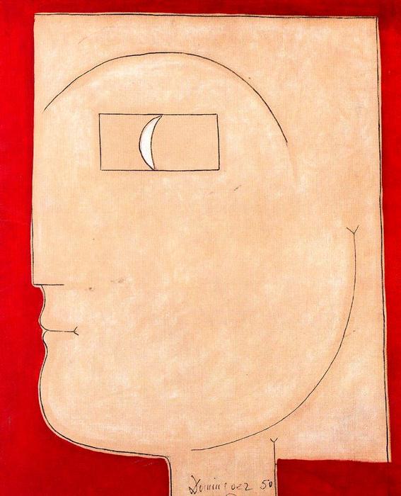 Head In Profile 1 — Oscar Dominguez
