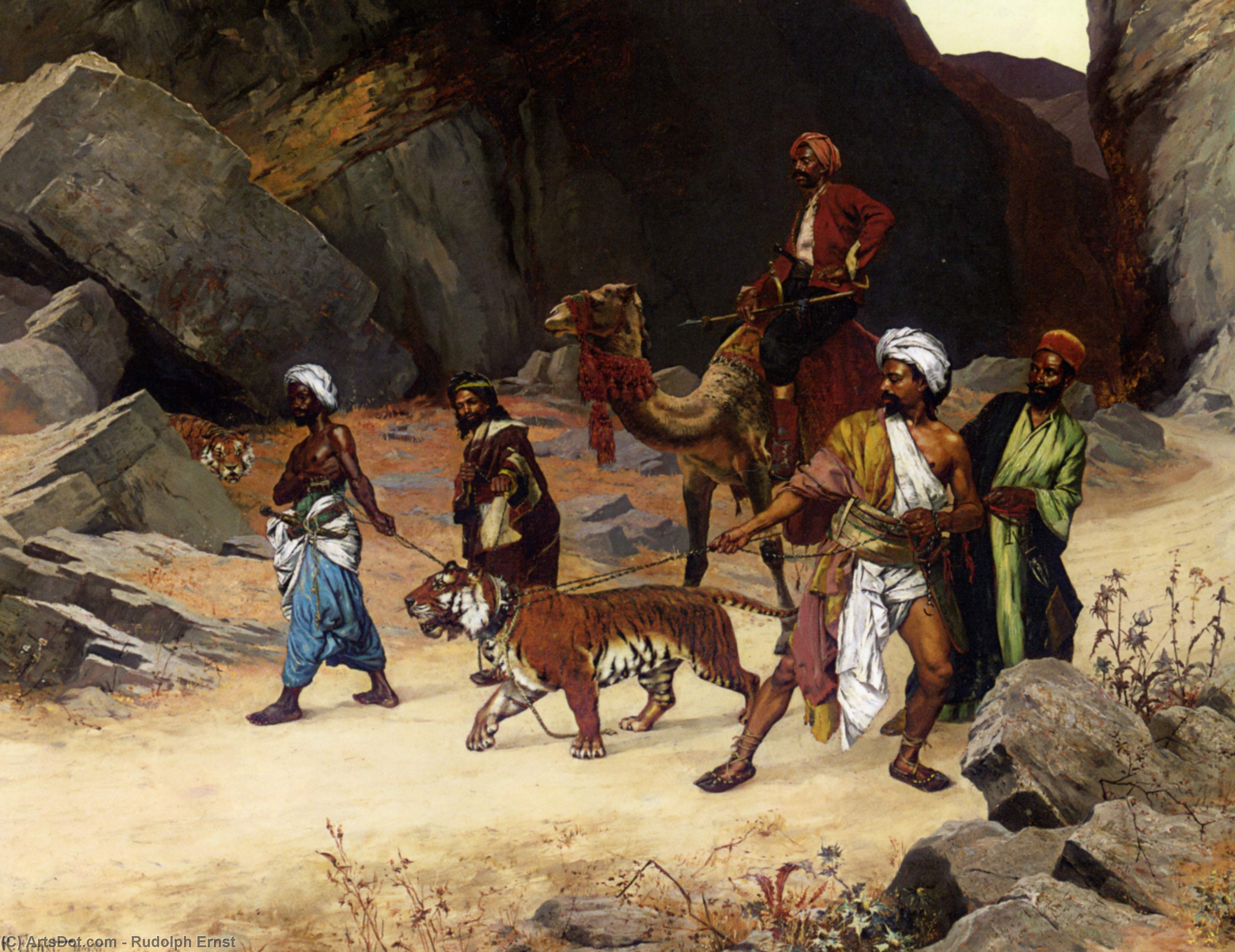 The Return From The Tiger Hunt — Rudolph Ernst