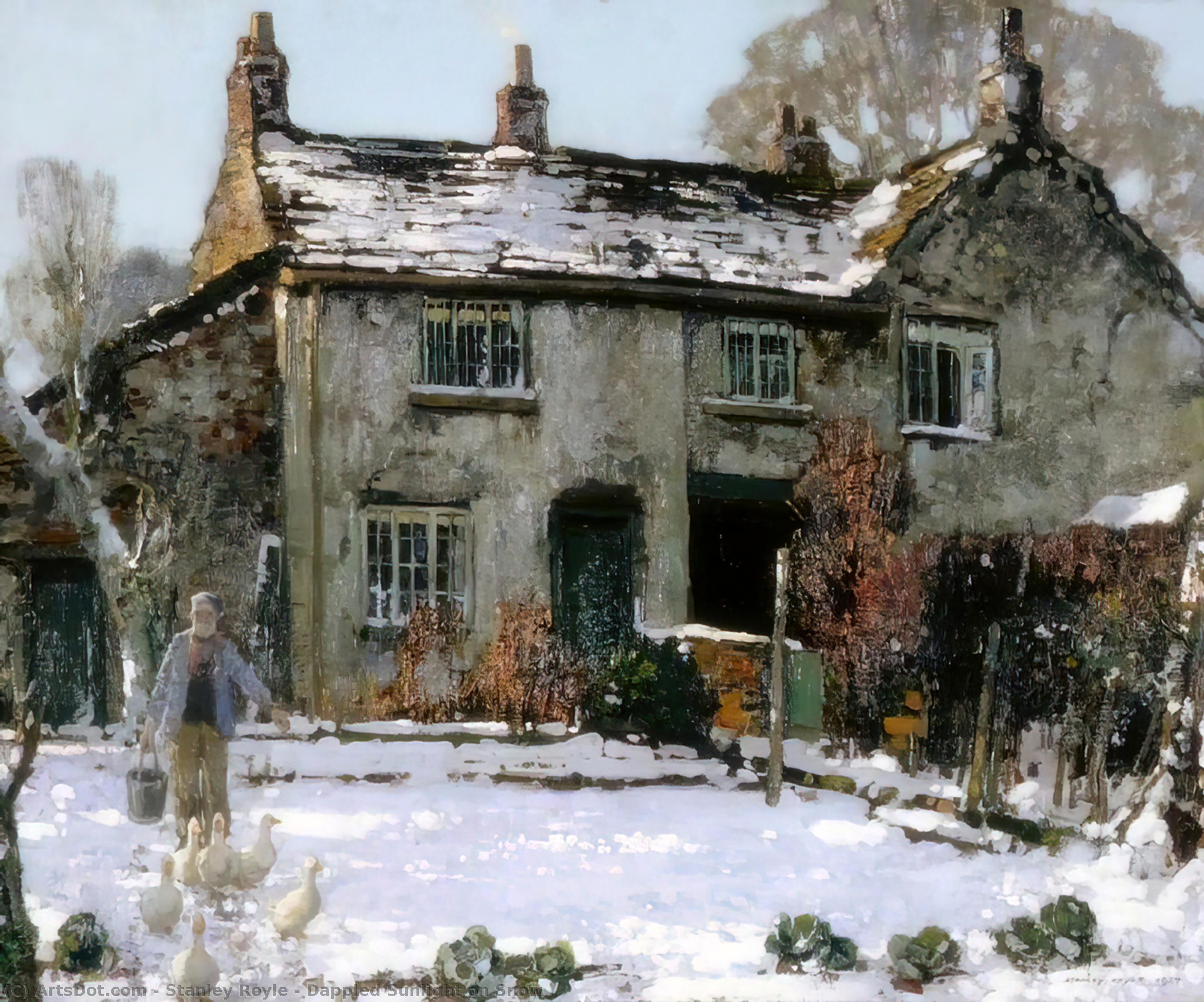 Dappled Sunlight On Snow — Stanley Royle
