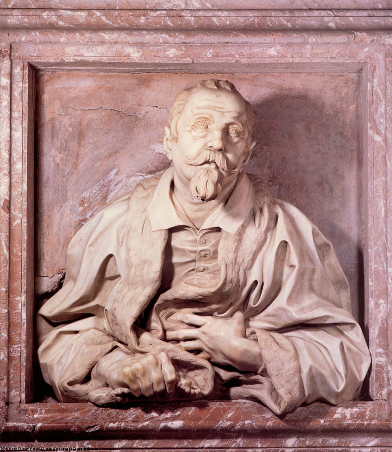 Memorial Bust Of Gabriele Fonseca — Gian Lorenzo Bernini