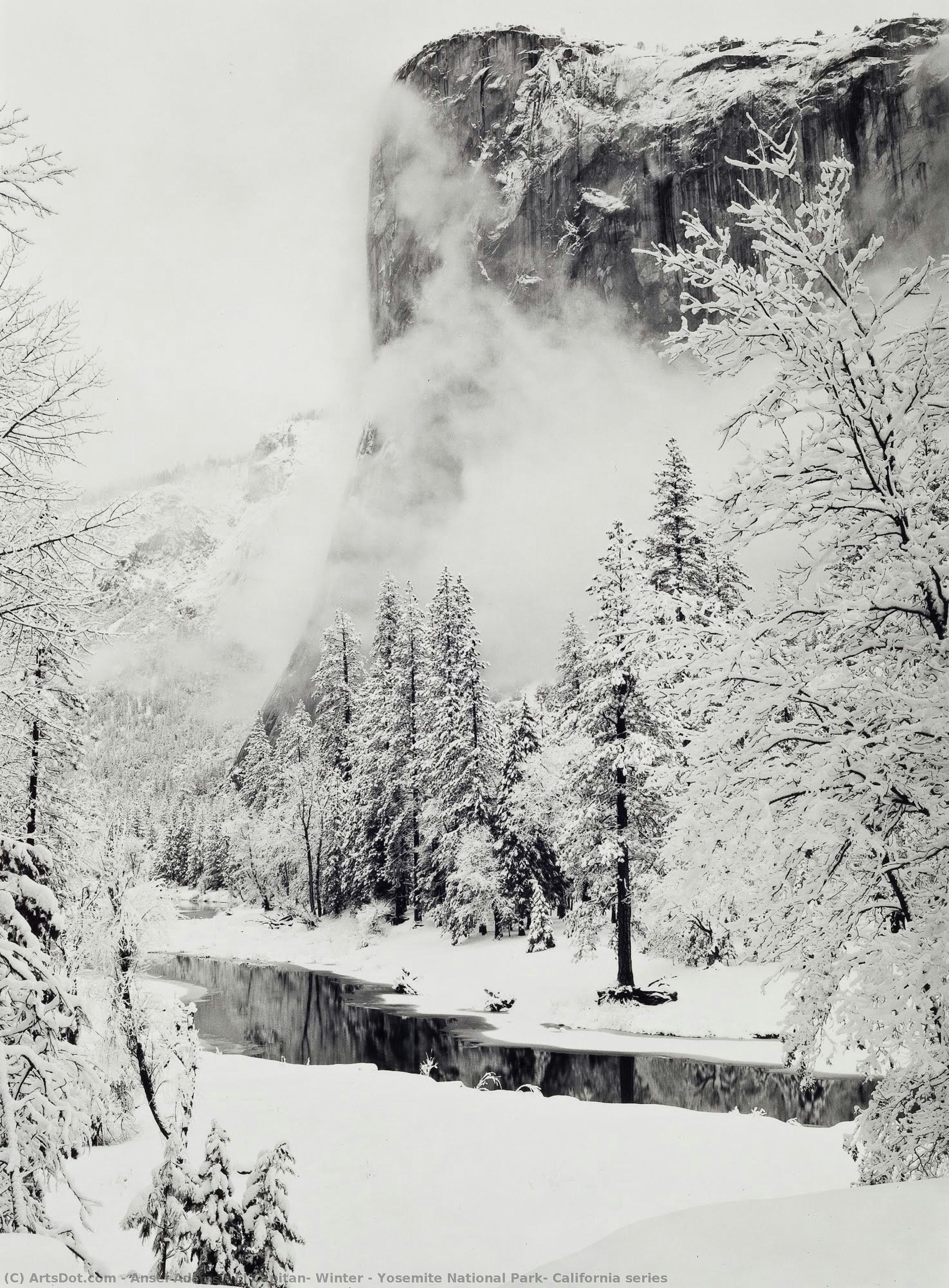 El Capitan, Winter | Yosemite National Park, California Series — Ansel Adams