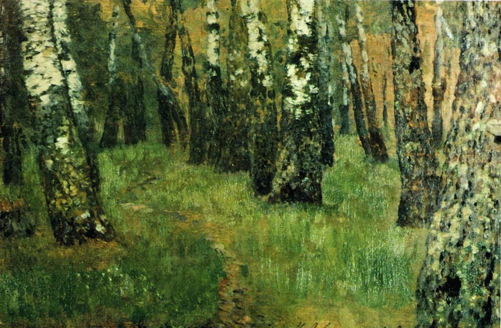 At The Birch Grove — Isaak Ilyich Levitan