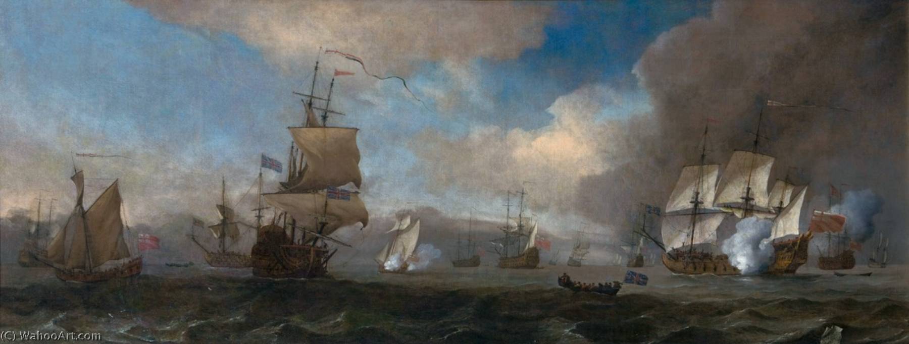 The Battle Of Solebay, 26 May 1672 — Willem Van De Velde The Elder