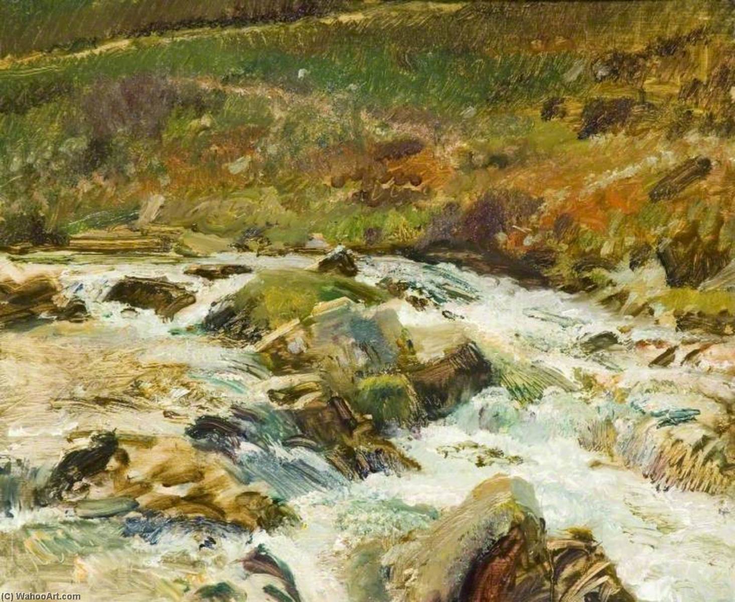 Bagsworthy Water, Exmoor — Sir Alfred James Munnings
