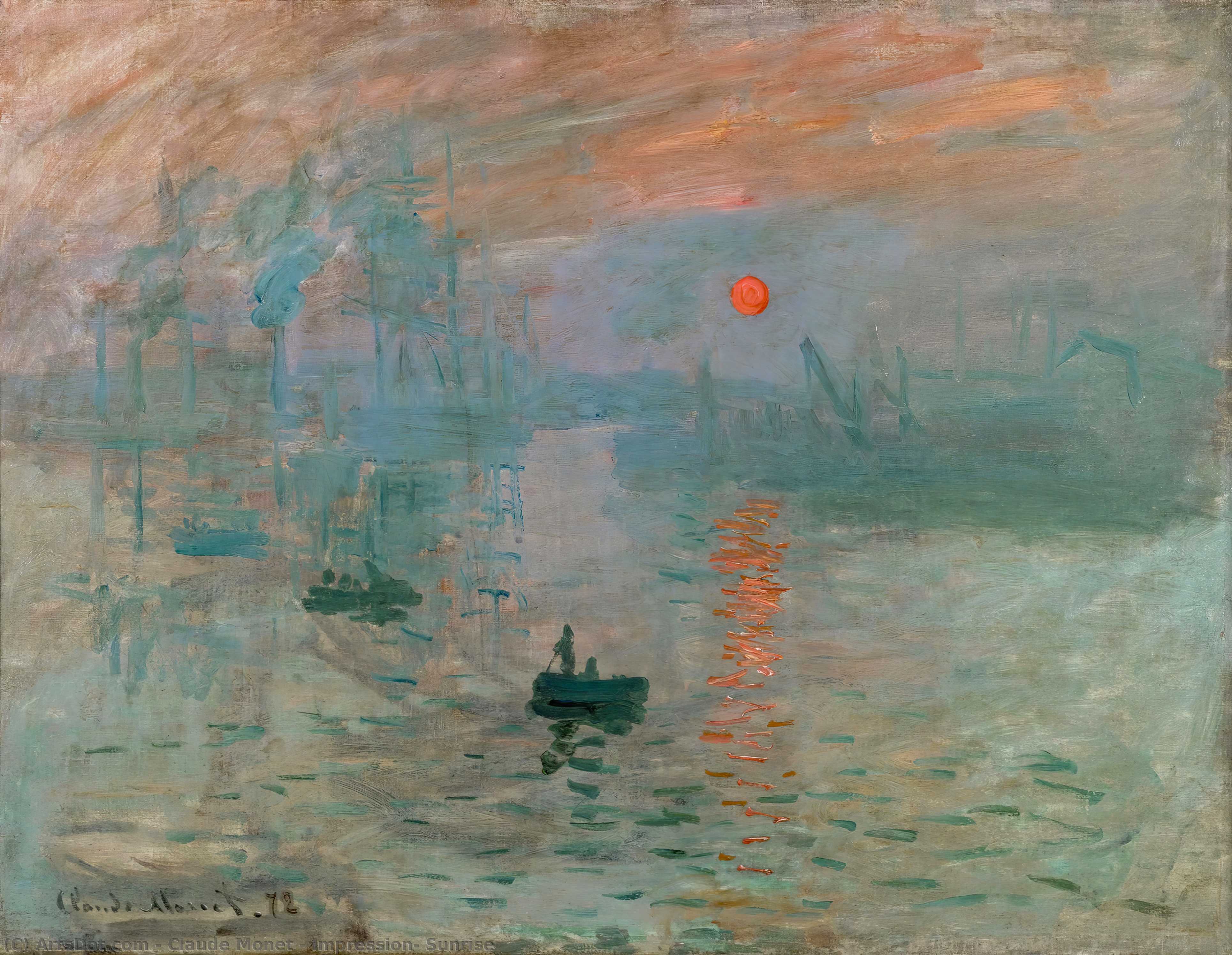 Impresión, Amanecer — Claude Monet