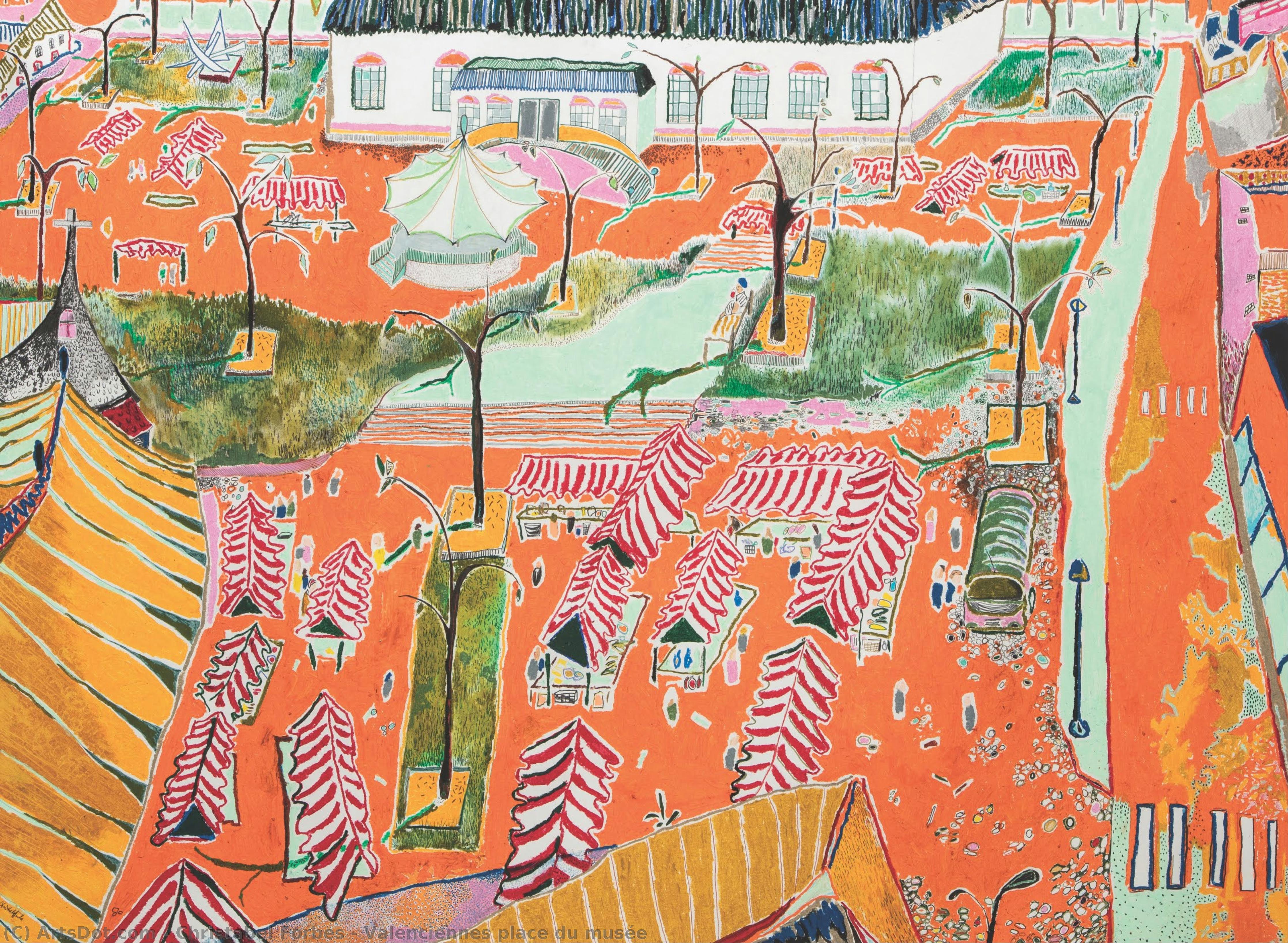 Valenciennes Place Du Musée — Christabel Forbes