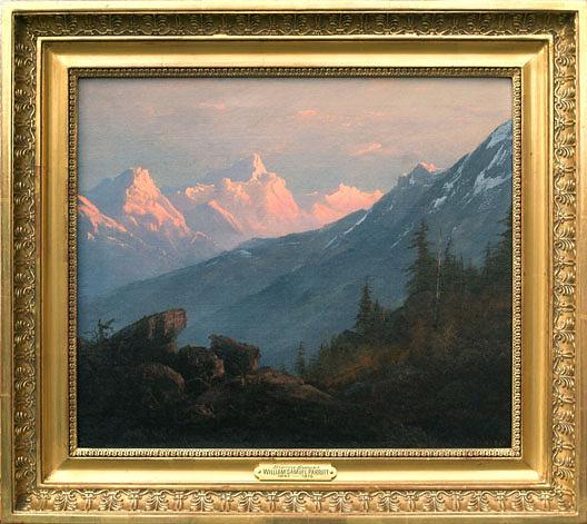 Sierra Sunset, (painting) — William Samuel Parrott