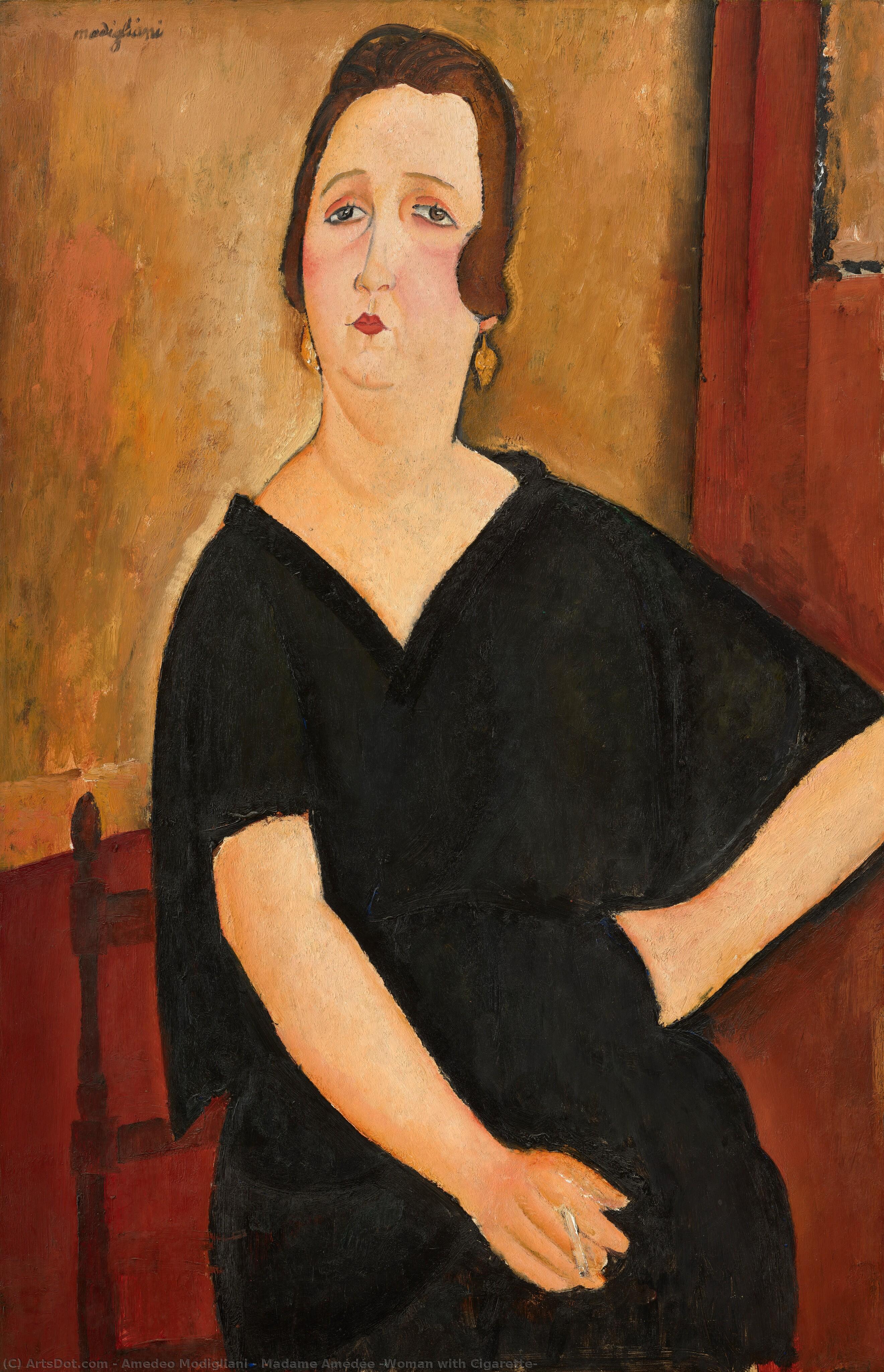 Madame Amédée (woman With Cigarette) — Amedeo Modigliani