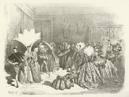 The Jig-a Ball In The Reign Of Henry Iii — Paul Gustave Doré