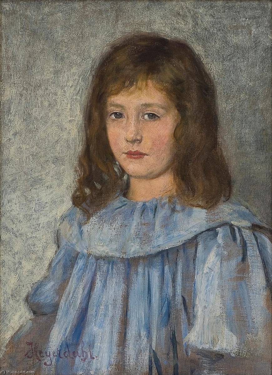 Girl In A Blue Dress — Hans Heyerdahl