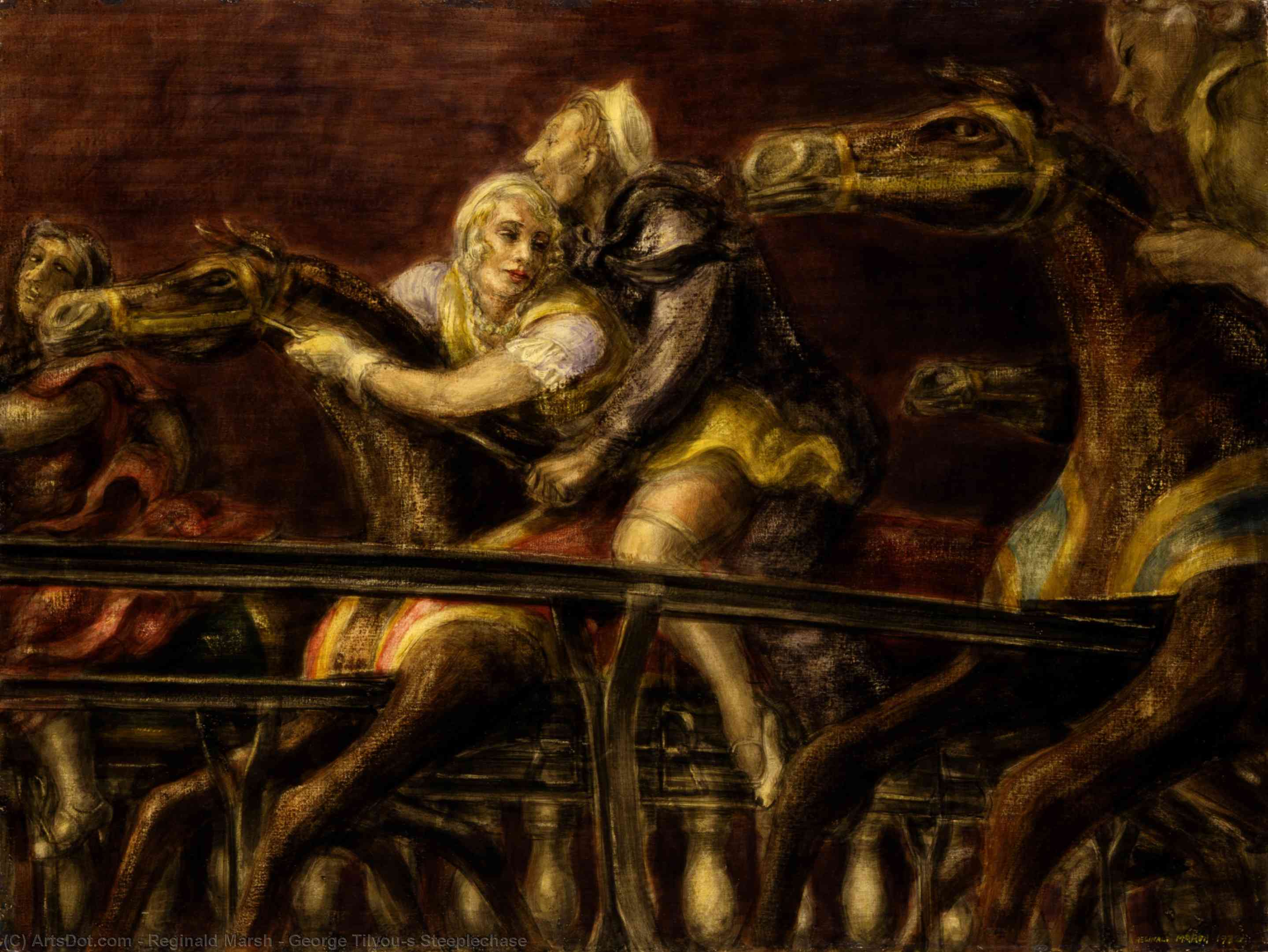 George Tilyou's Steeplechase — Reginald Marsh