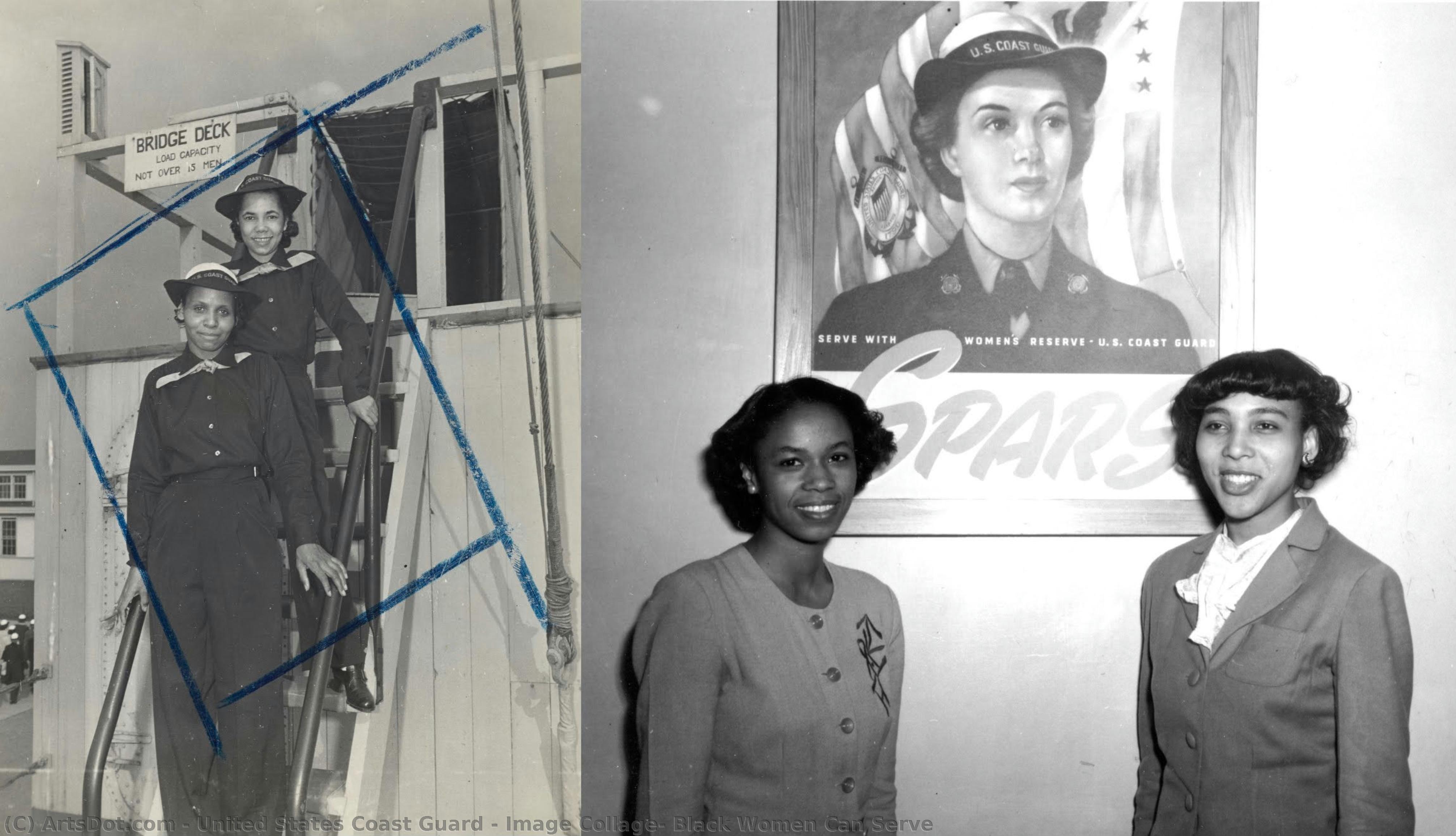 Image Collage: Black Women Can Serve — United States Coast Guard