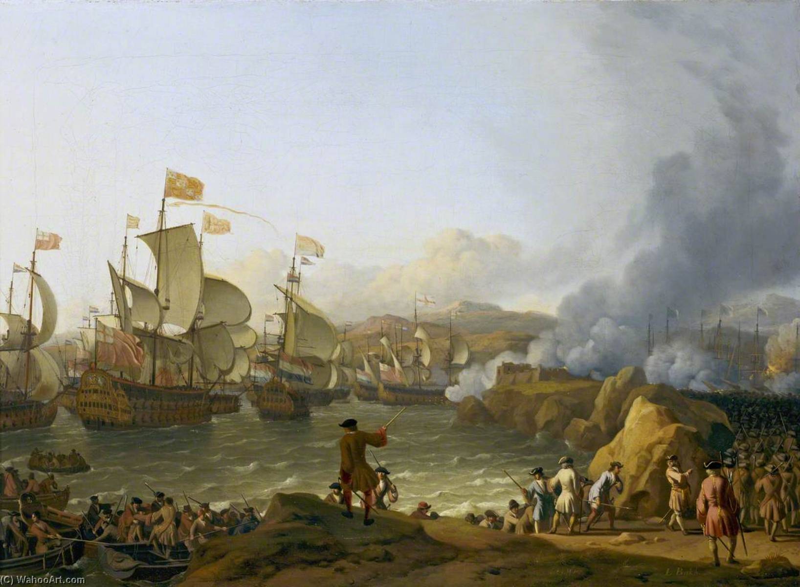 The Battle Of Vigo Bay, 12 October 1702 — ルドルフ・バックハイゼン