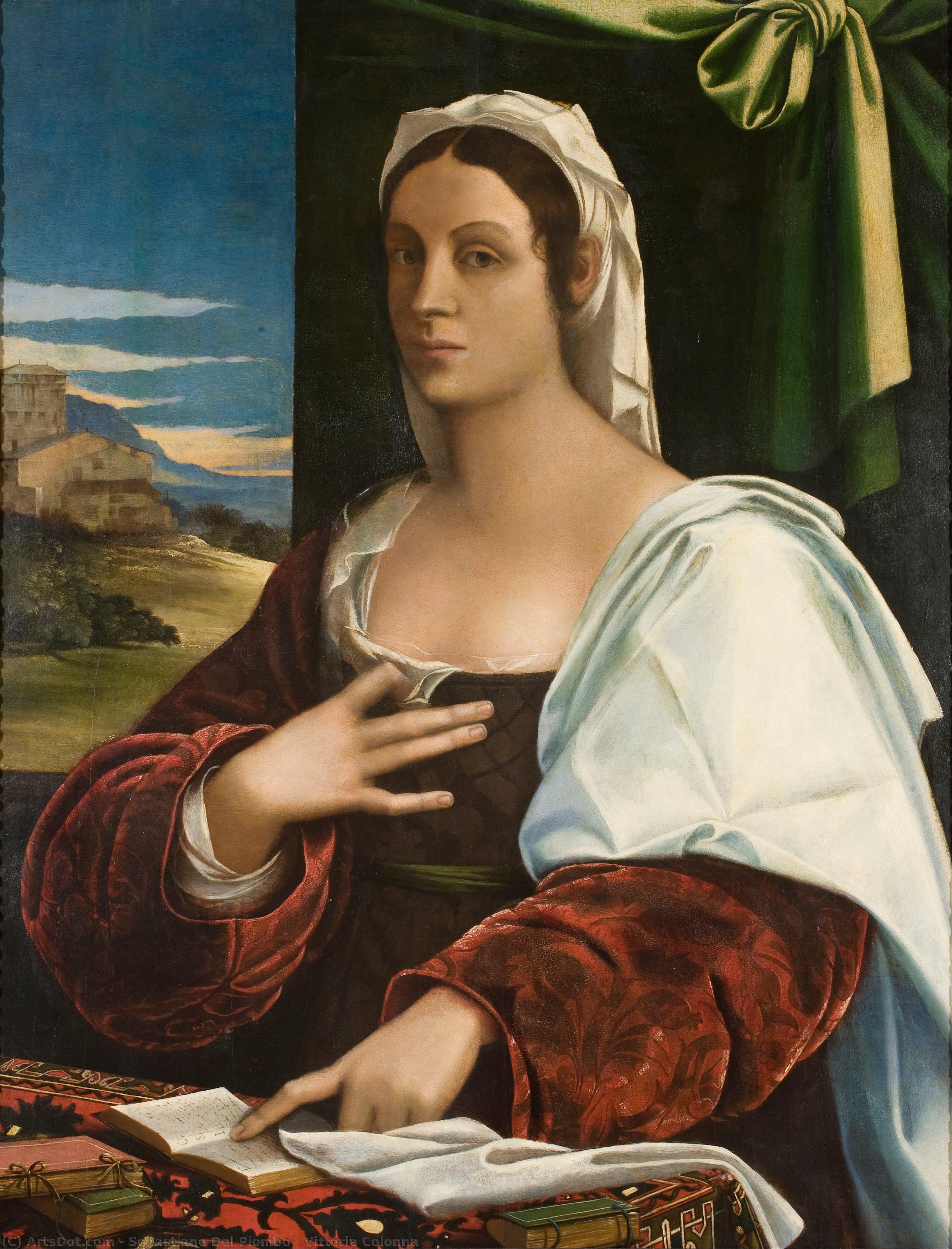 Vittoria Colonna — Sebastiano Del Piombo