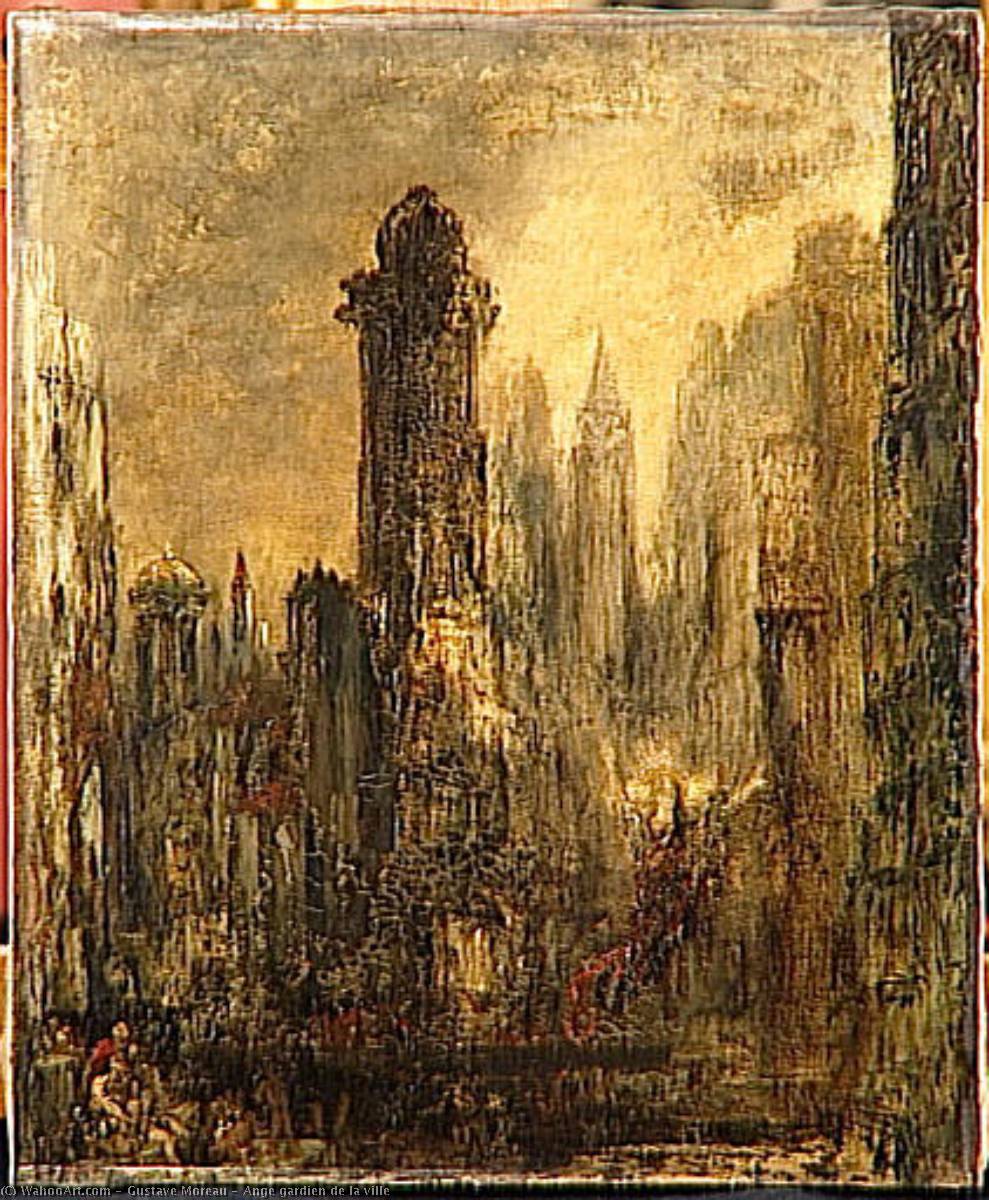Ange Gardien De La Ville — Gustave Moreau