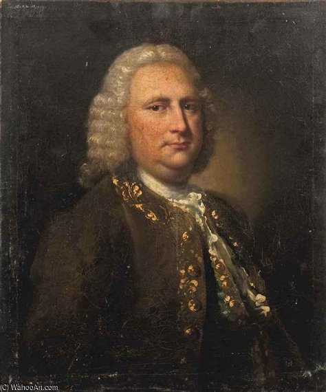 Portrait Of A Gentleman, Bust-length — Thomas Frye