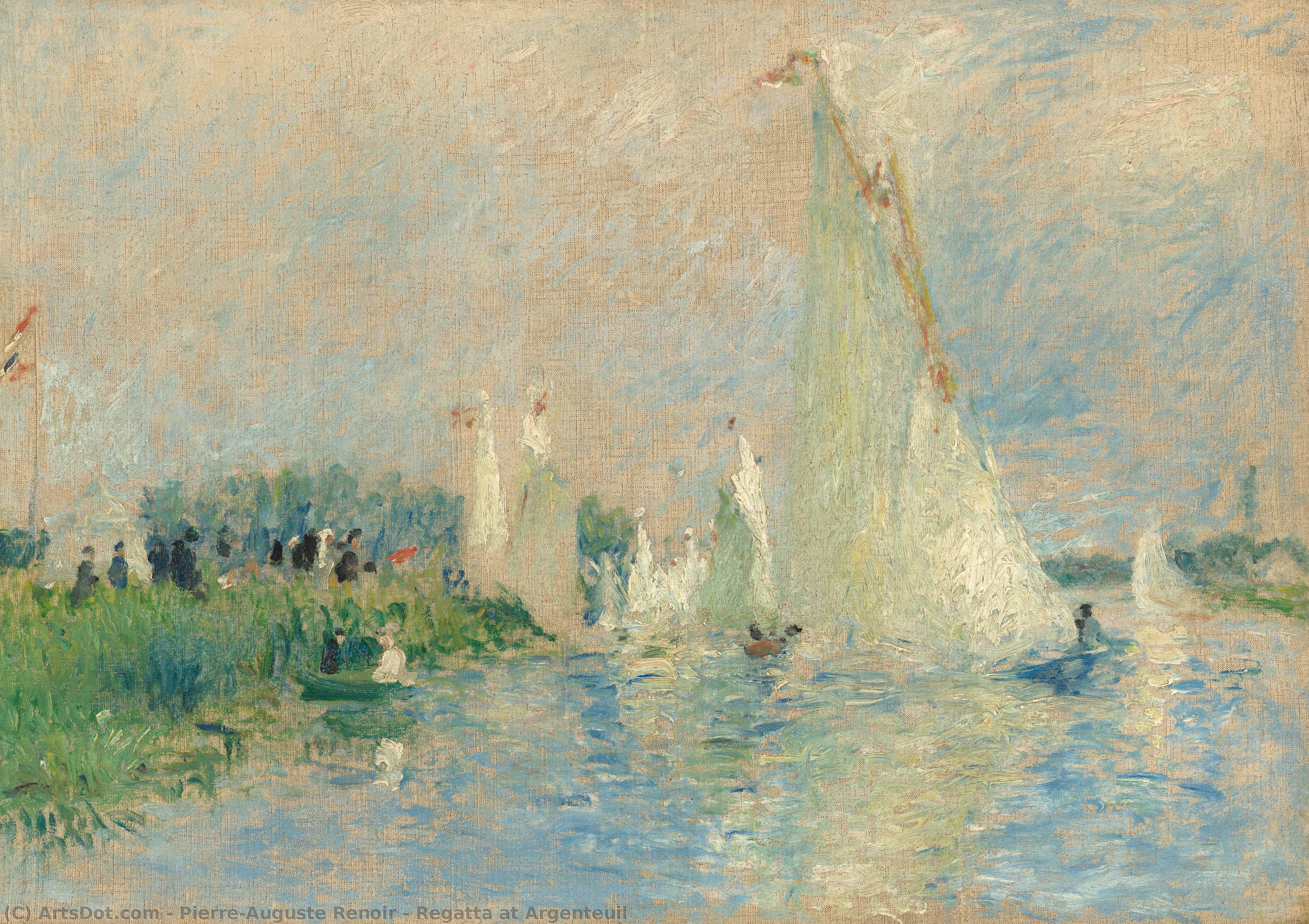 Regatta At Argenteuil — Pierre-auguste Renoir