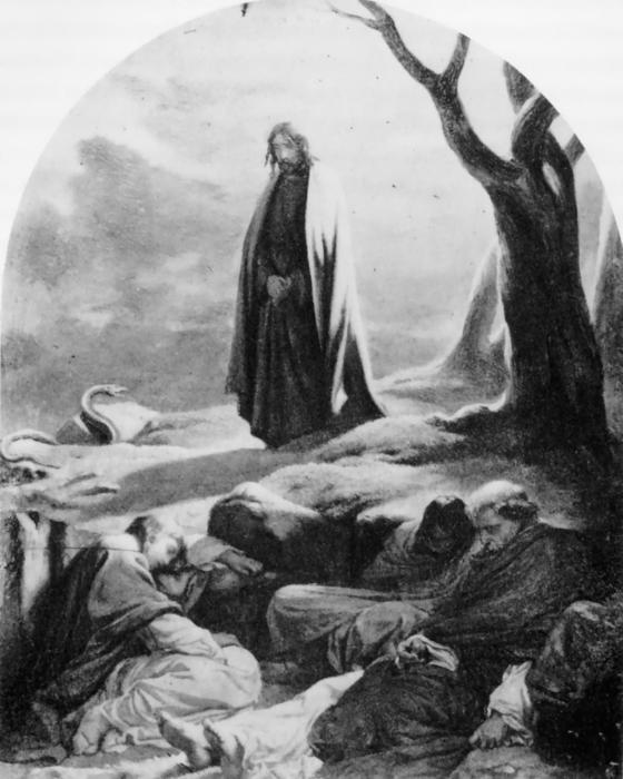 Christ In The Garden Of Gethsemane — Hippolyte-paul Delaroche