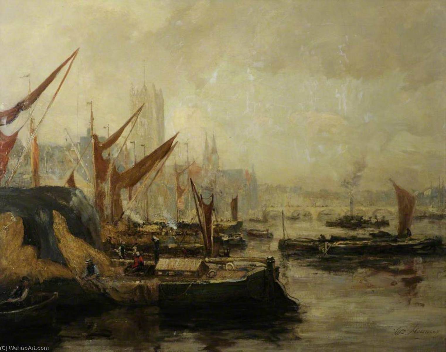 Thames River — William Mouncey
