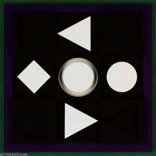 Caribe Negatif — Victor Vasarely