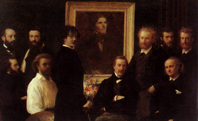 Homage To Delacroix — Henri Fantin-latour