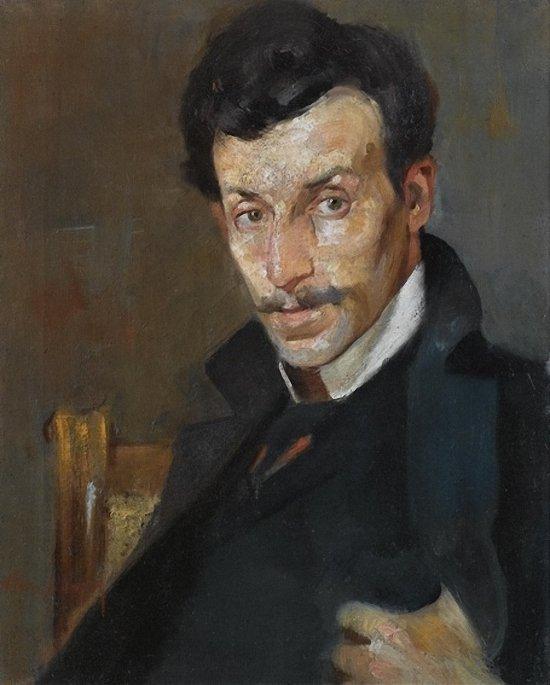 Portrait Of The Painter Gerassimos Dialismas — Nikolaos Lytras