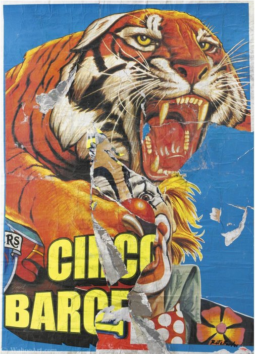 Untitled (255) — Mimmo Rotella