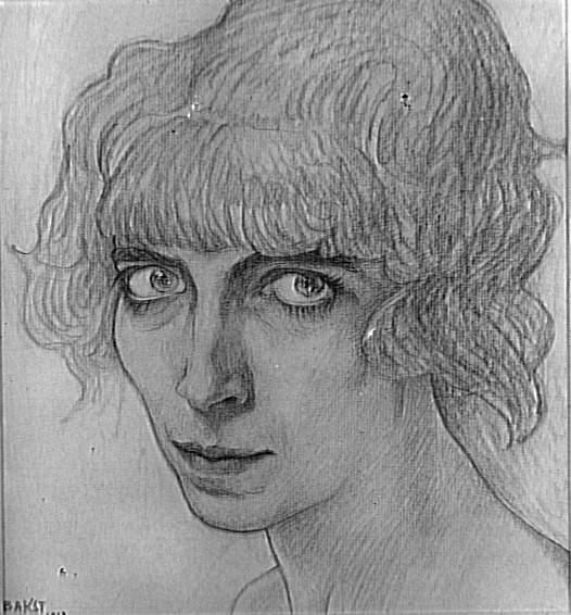 Portrait Of The Marchesa Casati — Léon Bakst