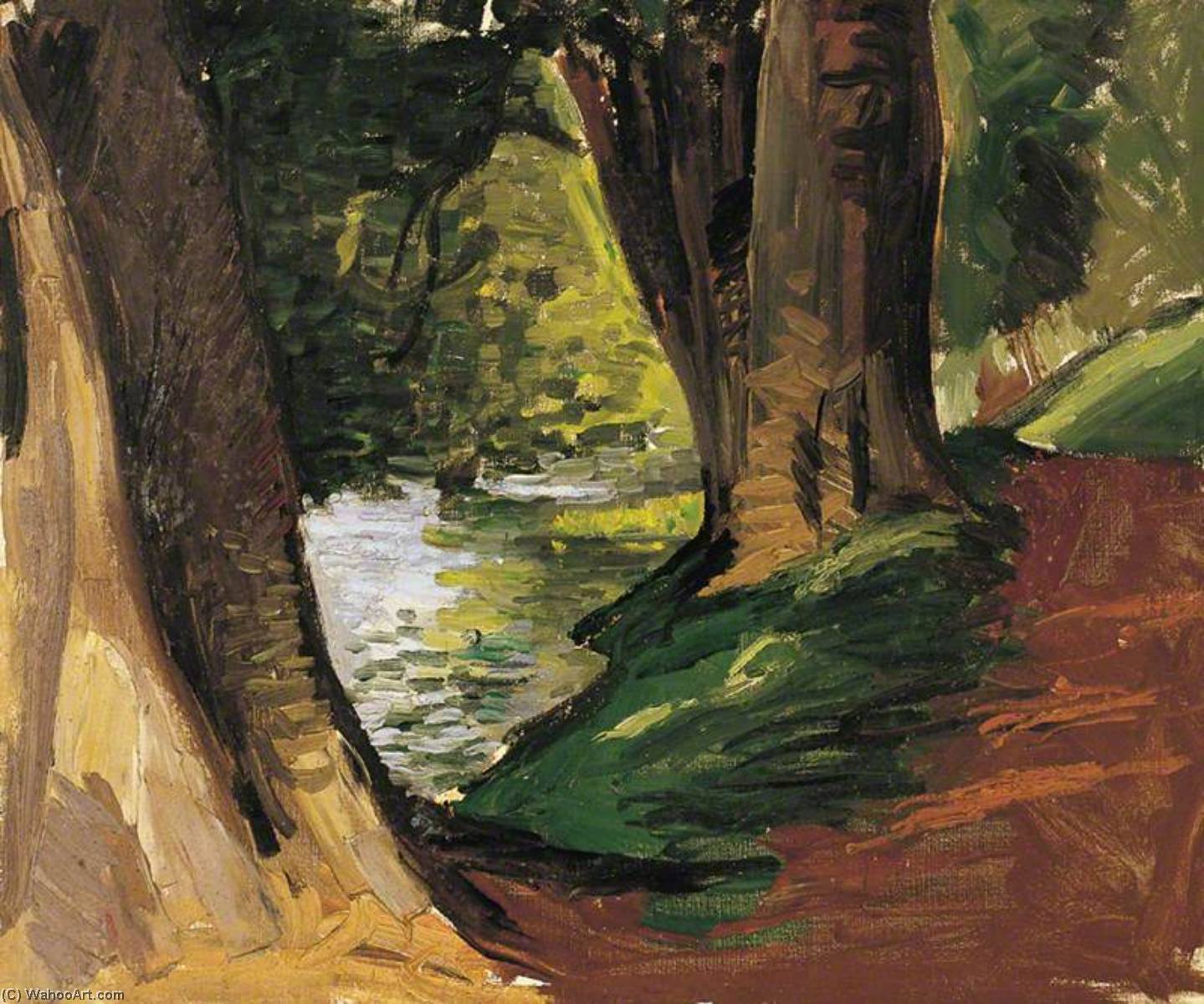 Scene On The River Loup, Alpes Maritimes — Winston Spencer Churchill