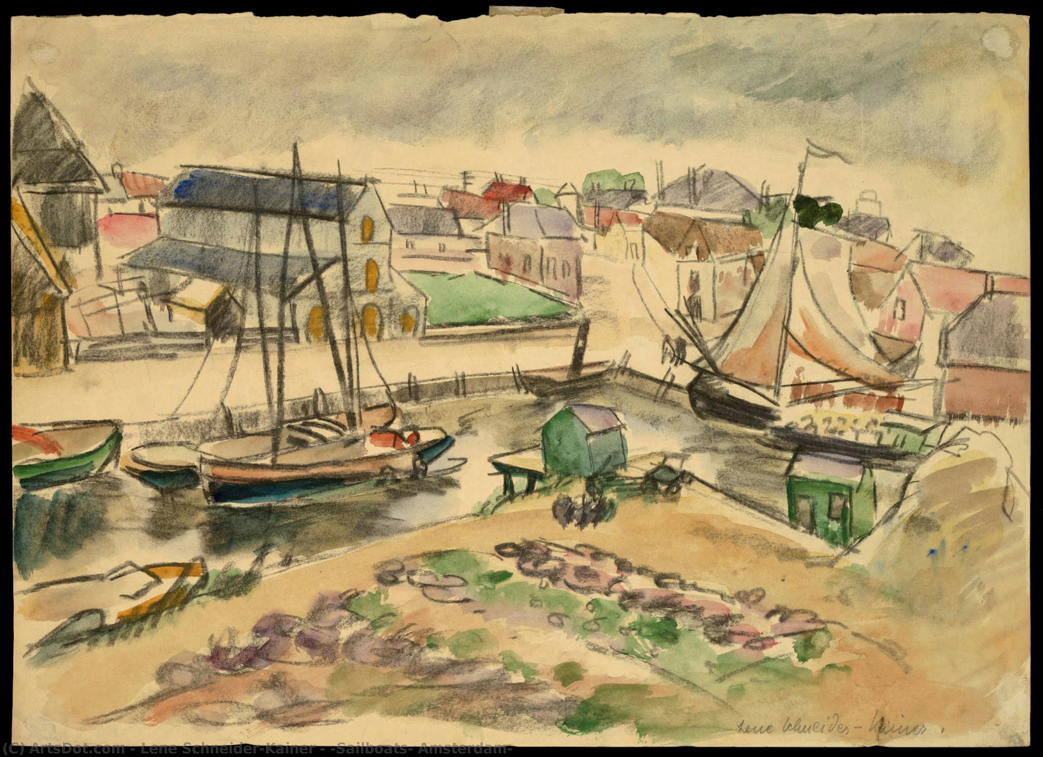 [sailboats, Amsterdam] — Lene Schneider-kainer