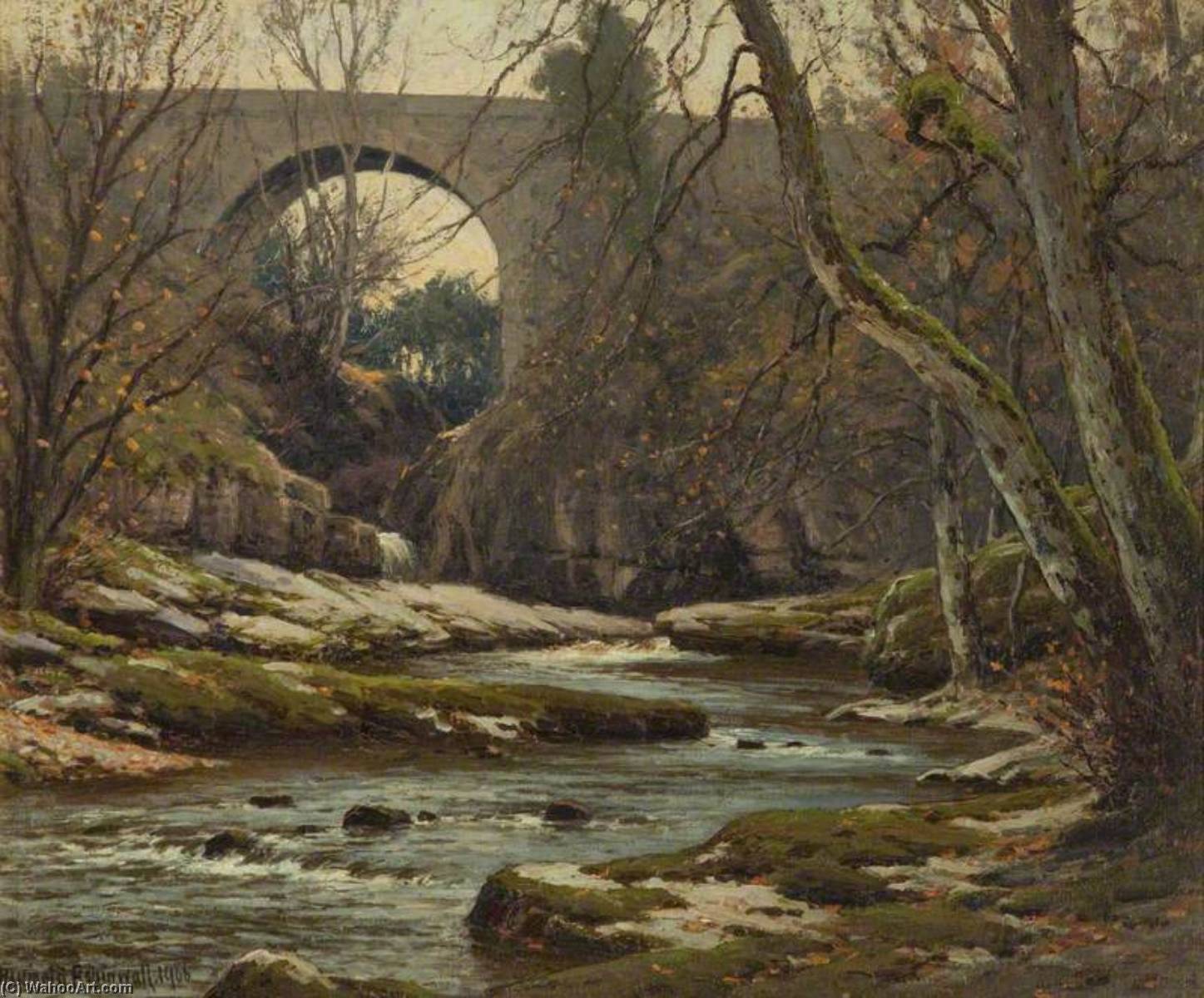 Landscape With Bridge — Reginald Aspinwall