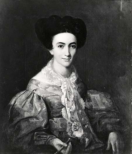 James Barton Langacre, Mrs. (eliza Stiles) (1807 1850), (painting) — Emanuel Gottlieb Leutze