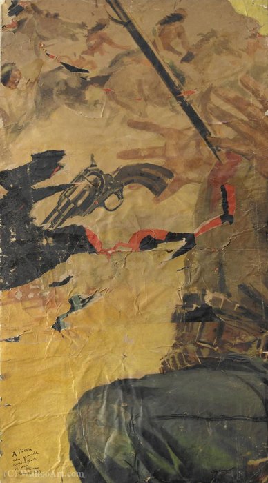 Untitled (736) — Mimmo Rotella