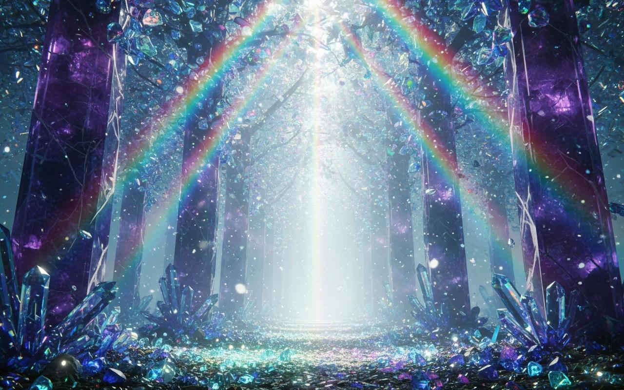 Prismatic Resonance Within The Crystalline Sanctum — Hélène Dubois