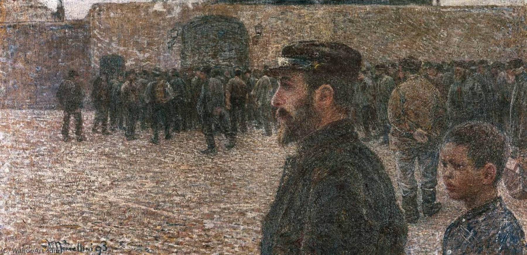 The Working Day Dawns — Plinio Nomellini