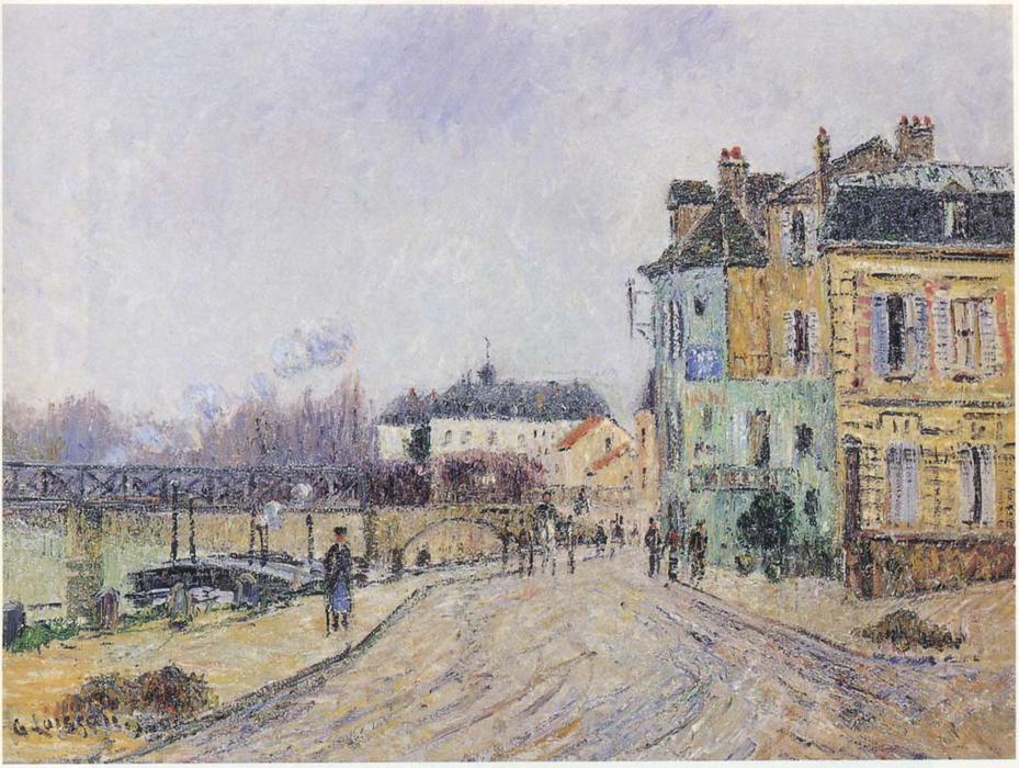 Quay On Oise In Pontoise — Gustave Loiseau